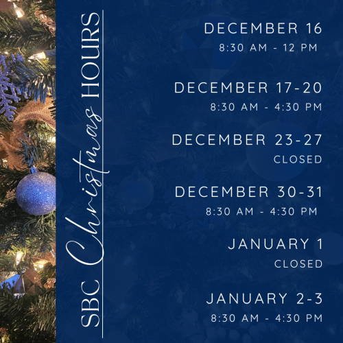 Holiday hours